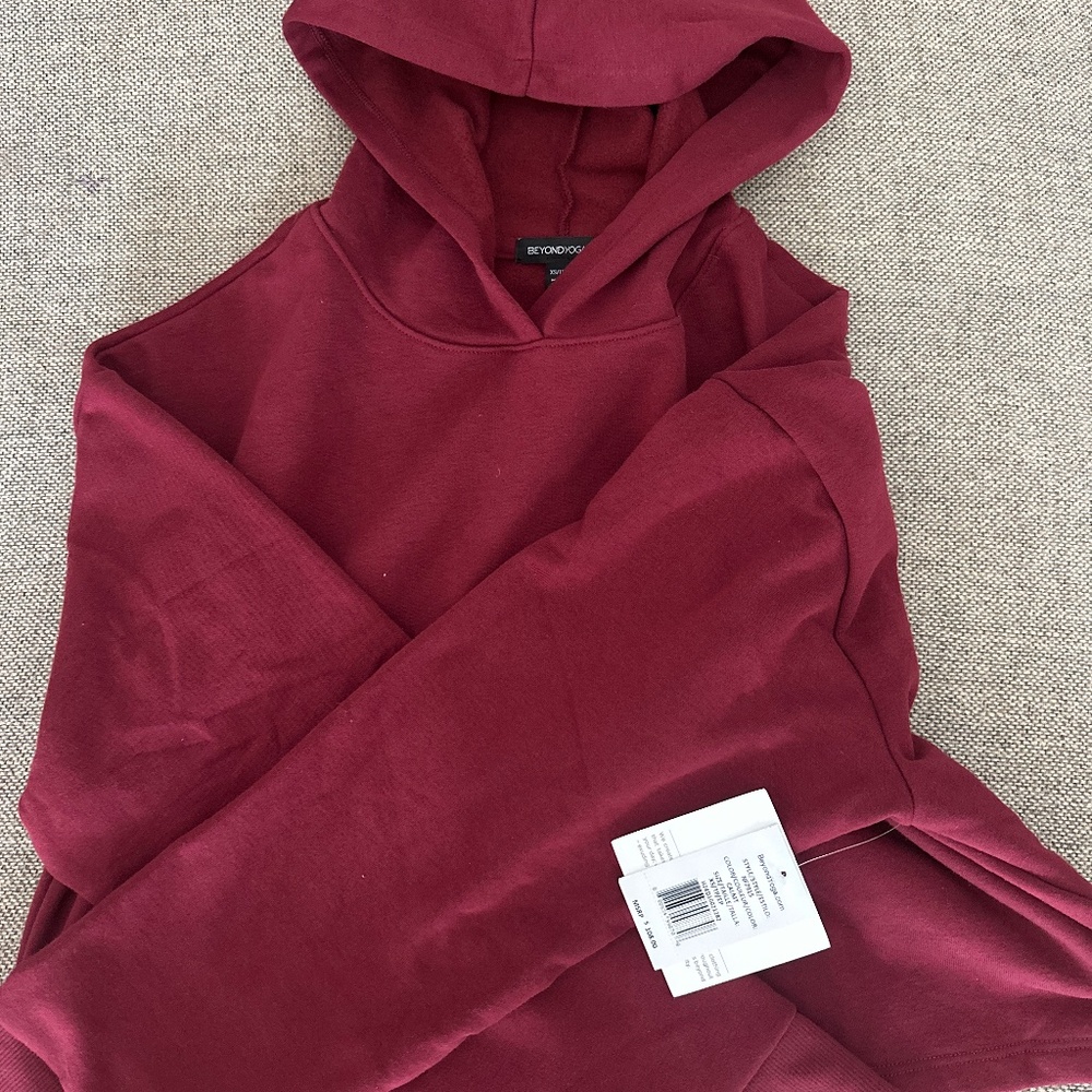 Beyond yoga cropped hoody